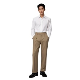 【Purchase Khaki Straight-Cut Dress Pants】|Ocean Park|Theme Park|65%polyester,35%rayon|High-waist design|Concealed zipper fly|Event Planning|Straight-Cut Dress Pants Company MT041 【Purchase Khaki Straight-Cut Dress Pants】|Ocean Park|Theme Park|65%polyester,35%rayon|High-waist design|Concealed zipper fly|Event Planning|Straight-Cut Dress Pants Company MT041